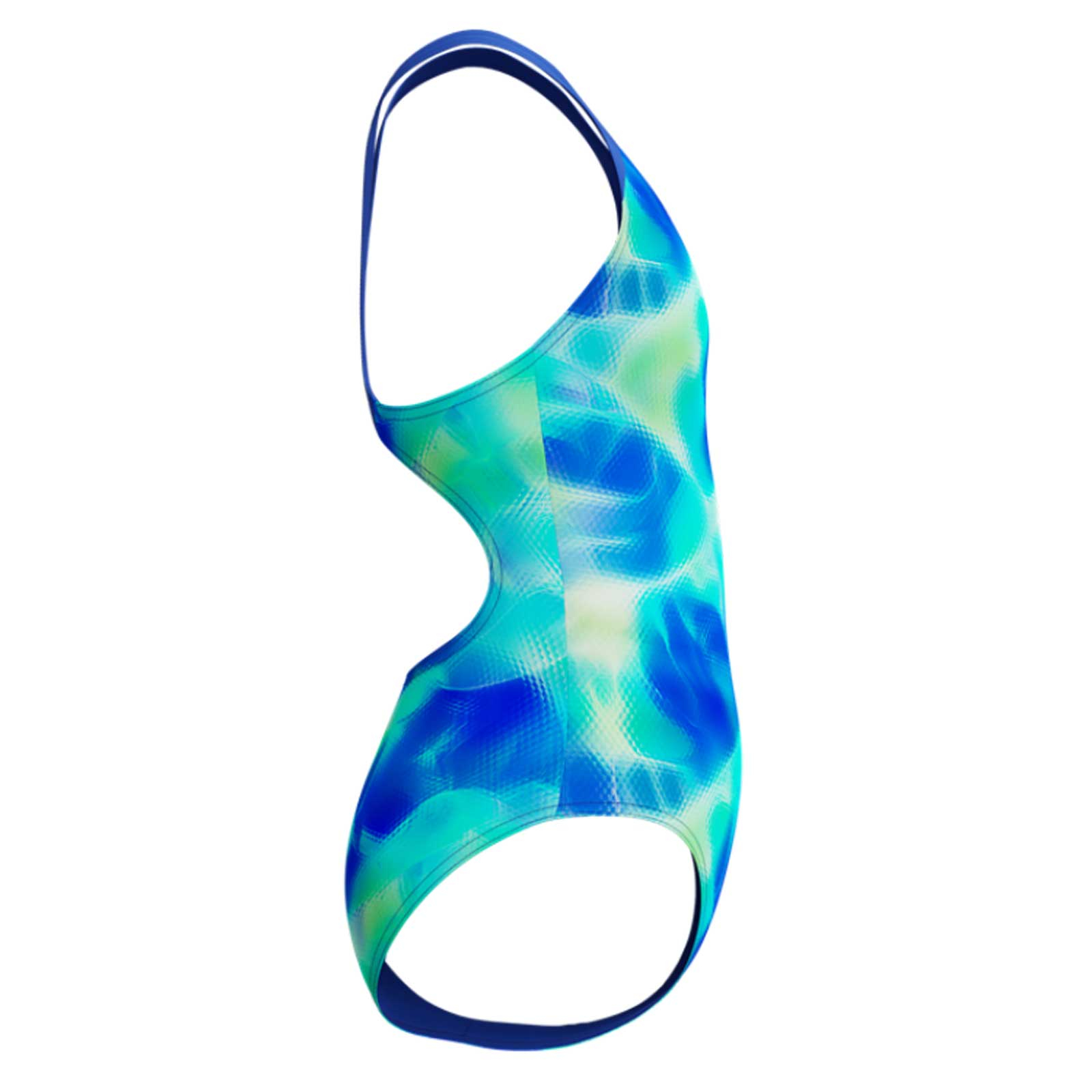 Costum inot fete Speedo Splashback Albastru/Verde- Endurance+, rezistent la clor [5]