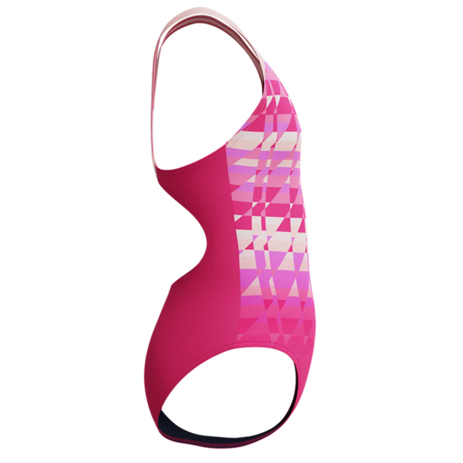 Costum inot fete Speedo Splashback roz- Endurance+, rezistent la clor [3]