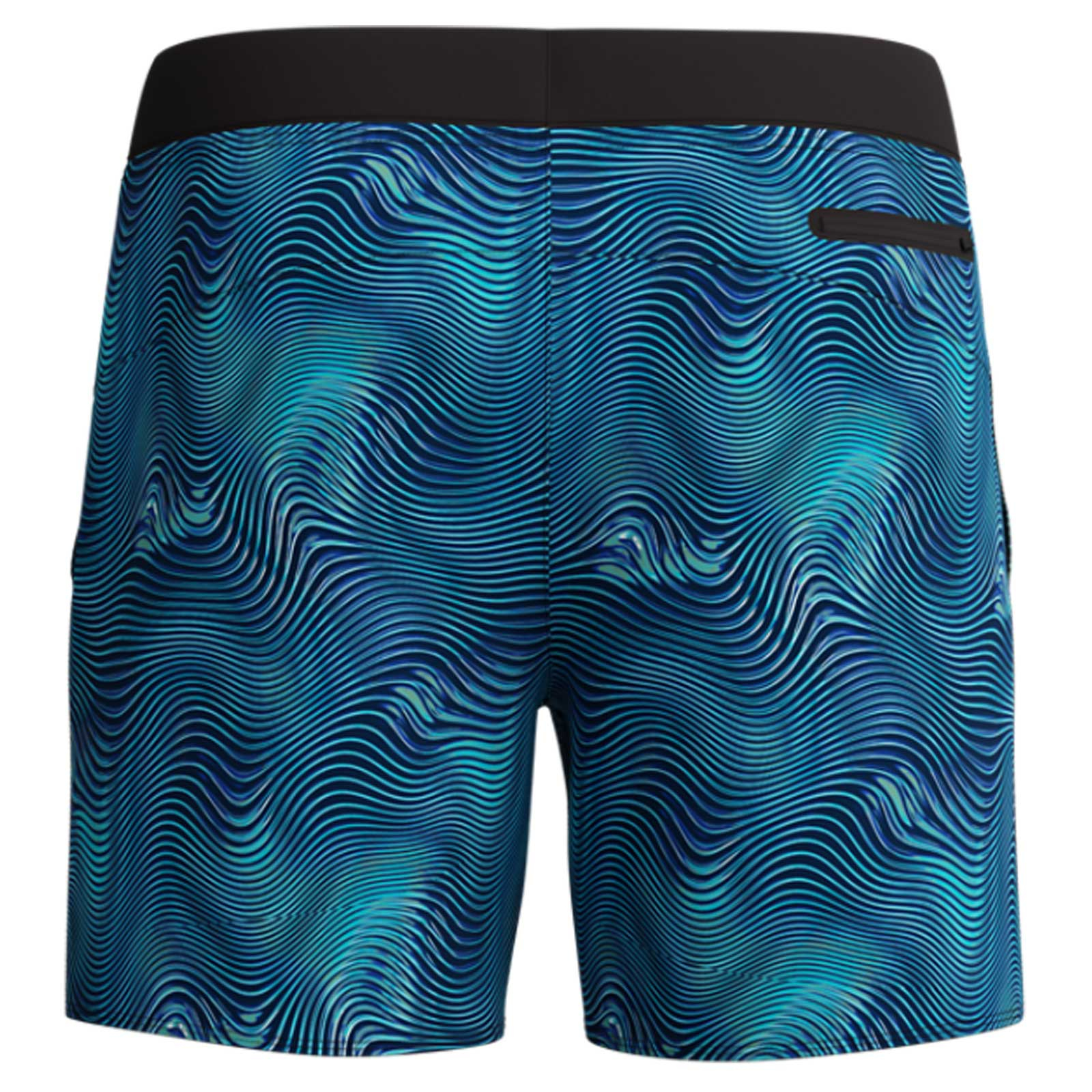 Sort inot barbati Speedo Lookout Printed 16 negru/albastru navy - uscare rapida, 4-way stretch [7]