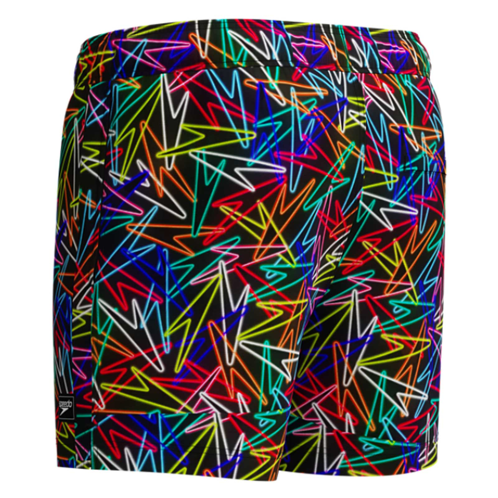 Sort inot barbati Speedo Redondo Edge Printed 14 negru/rosu - uscare rapida, 4-way stretch [5]