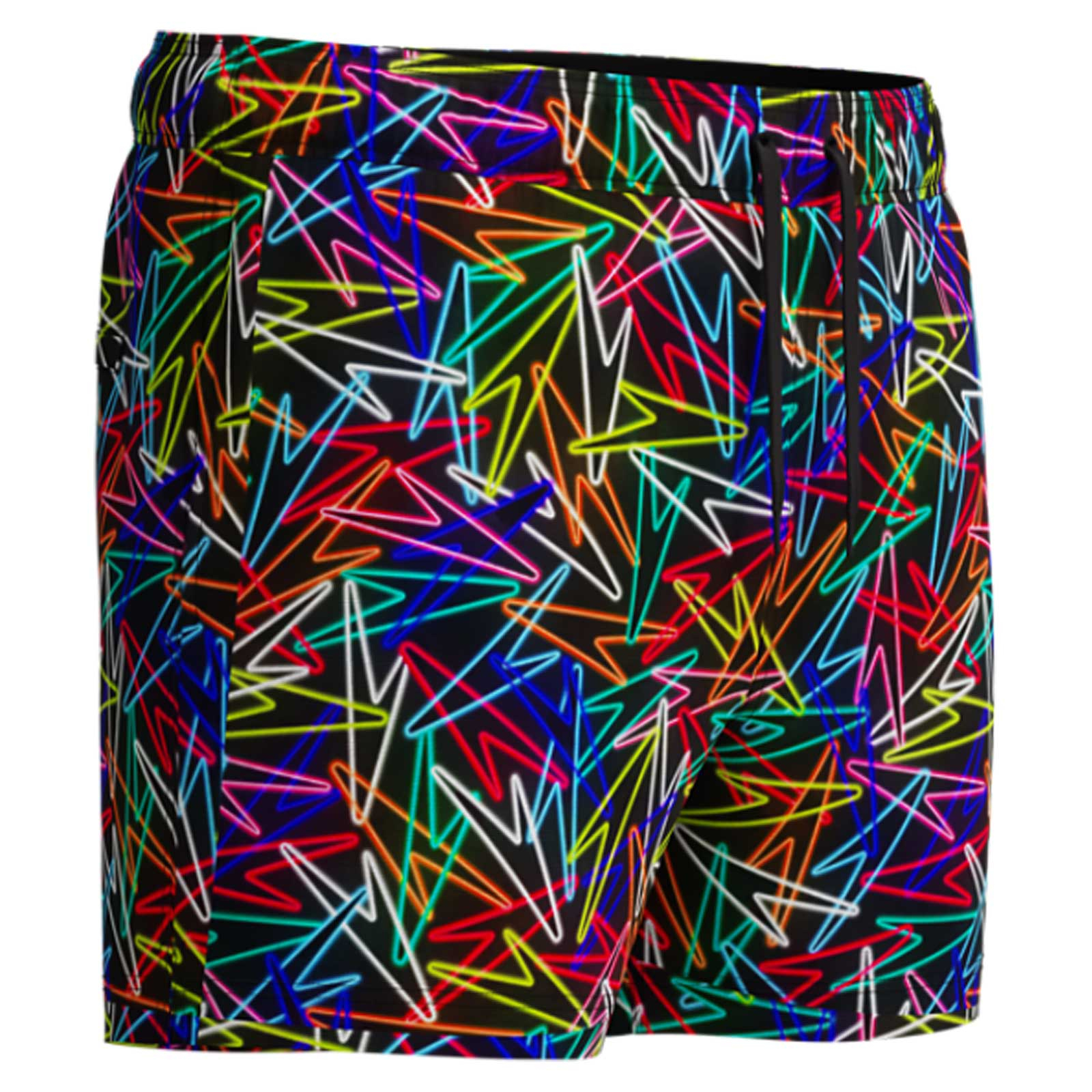 Sort inot barbati Speedo Redondo Edge Printed 14 negru/rosu - uscare rapida, 4-way stretch [7]