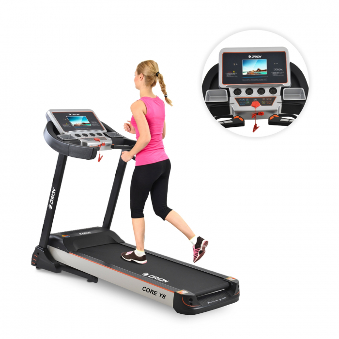 Banda de alergat electrica cu tableta Android incorporata Orion Core Y8 [5]