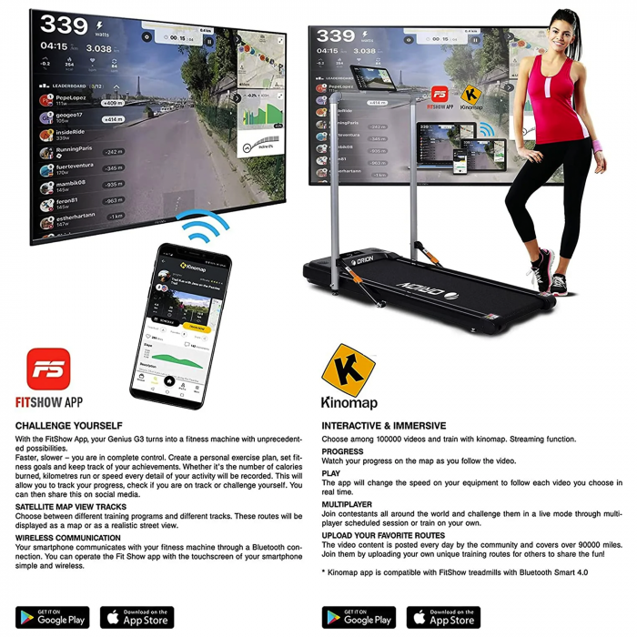 Banda de alergat electrica Orion Genius G3 [5]