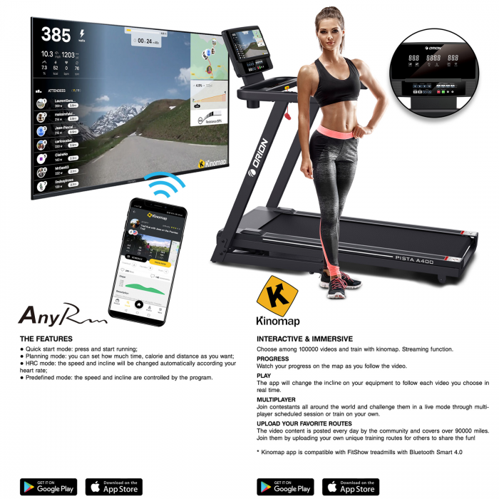 Banda de alergat electrica Orion Pista A400 -  RESIGILATA [3]