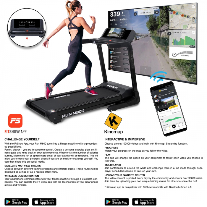 Banda de alergat electrica Orion RUN M800 [3]