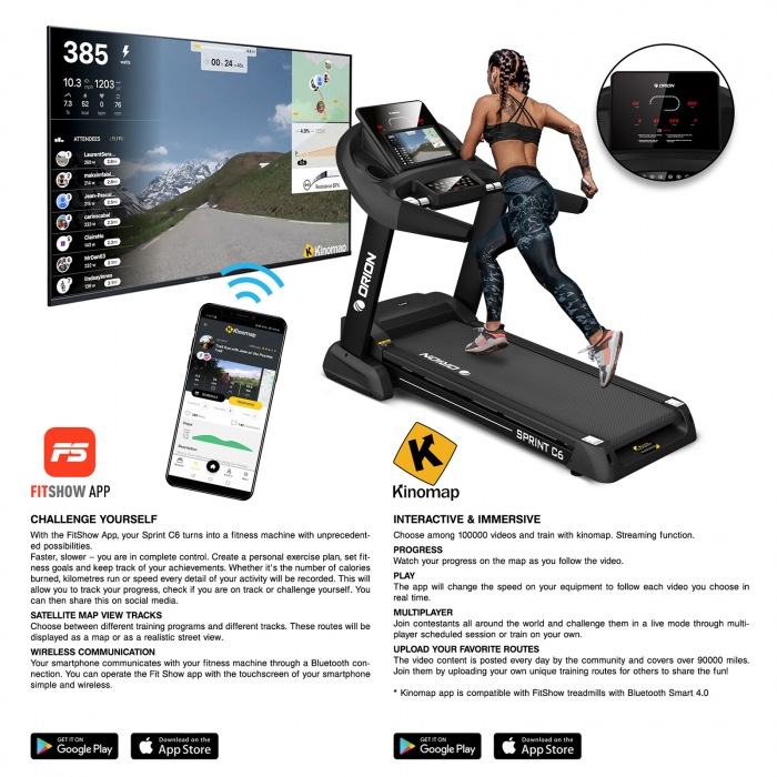 Banda de alergat electrica Orion Sprint C6 RESIGILAT [3]