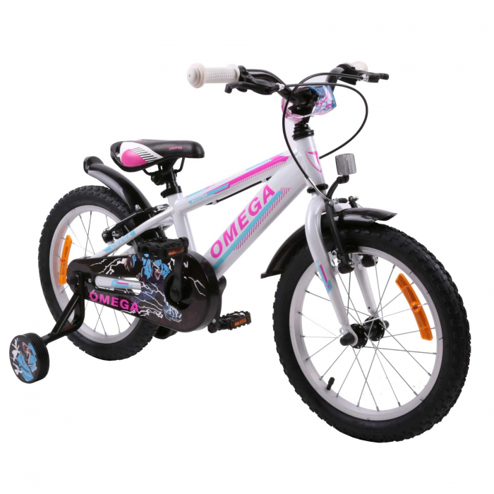 Bicicleta copii Omega Master 20" alb RESIGILAT [2]