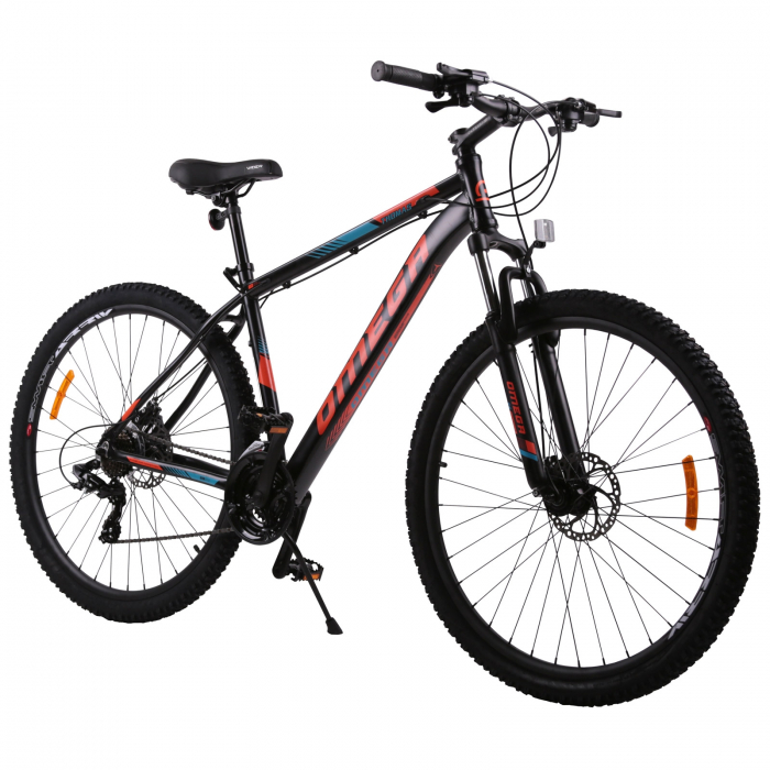 Bicicleta mountainbike Omega Thomas 29", cadru 49cm, negru/albastru/portocaliu [2]