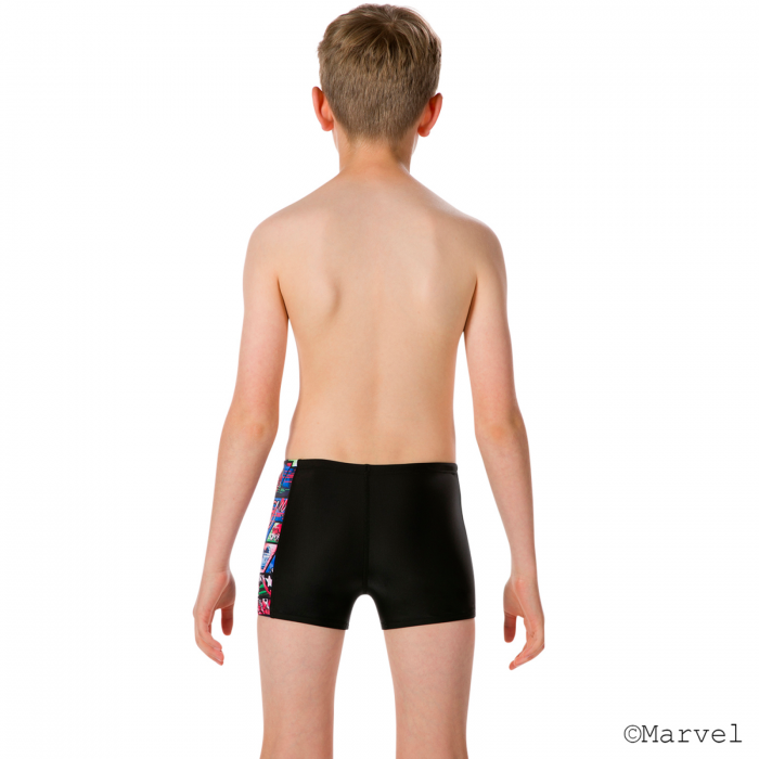 Boxeri inot baieti Speedo Disney Marvel Alv Panel negru/albastru [3]