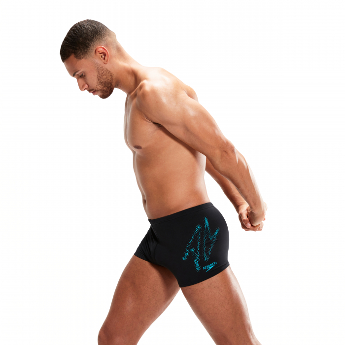 Boxeri inot barbati Speedo Hyperboom negru/albastru [2]
