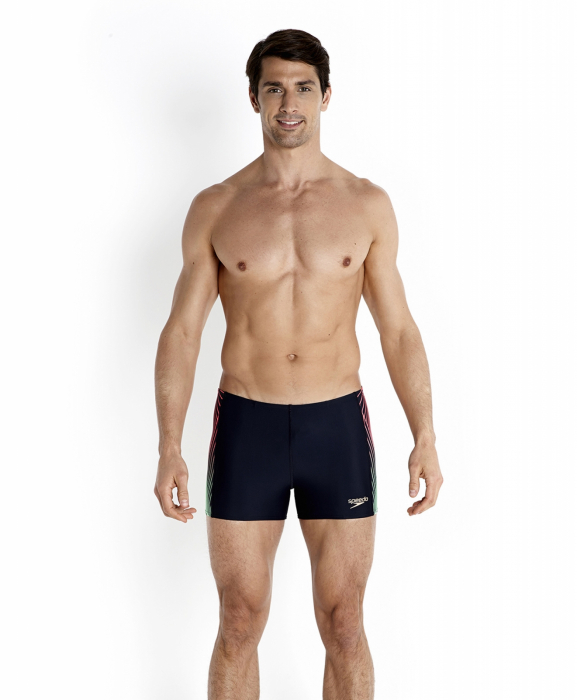 Boxeri inot pentru barbati Speedo Placement Panel negru [2]