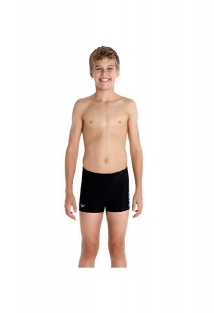 Boxeri pentru baieti Speedo Logo Panel negru [2]