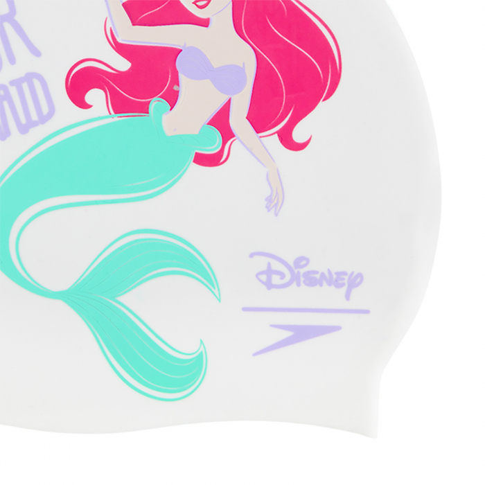 Casca inot copii Speedo Disney Little Mermaid Slogan alb/mov [2]