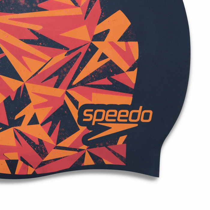 Casca inot copii Speedo HyperBoom Print portocaliu/rosu [2]