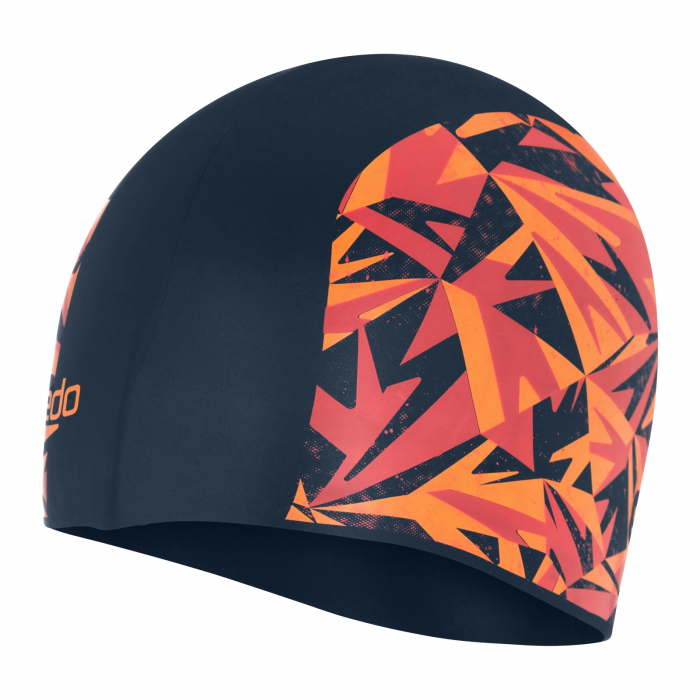 Casca inot copii Speedo HyperBoom Print portocaliu/rosu [3]