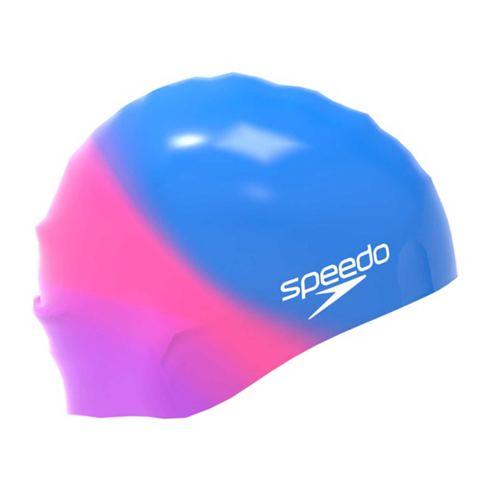 Casca inot copii Speedo multicolor roz – silicon 100%, confortabila, protectie par impotriva clorului - Copie [2]