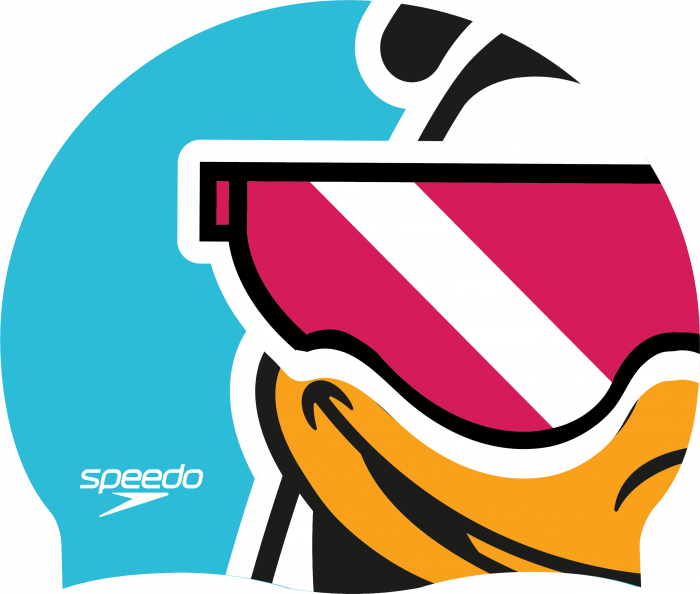 Casca inot copii Speedo Printed Caracter albastru [3]