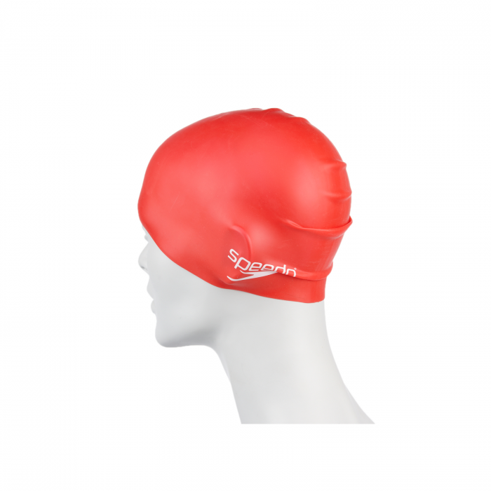 Casca inot pentru copii din silicon moulded Speedo rosu [3]