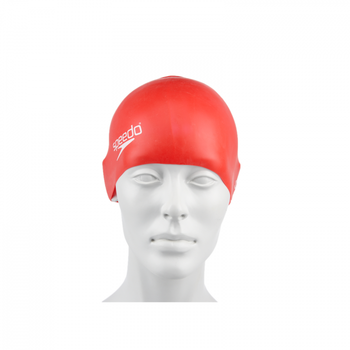 Casca inot pentru copii din silicon moulded Speedo rosu [2]