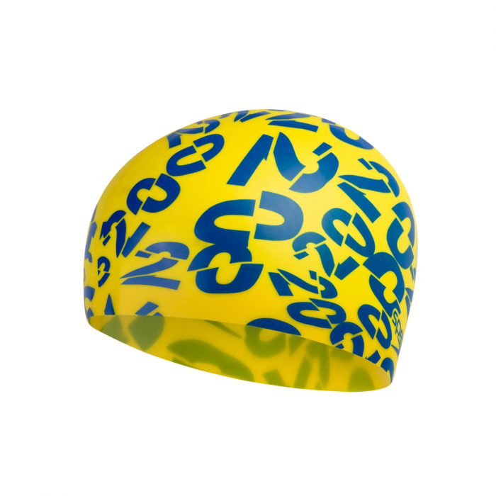 Casca inot pentru copii Speedo Slogan galben/albastru [2]