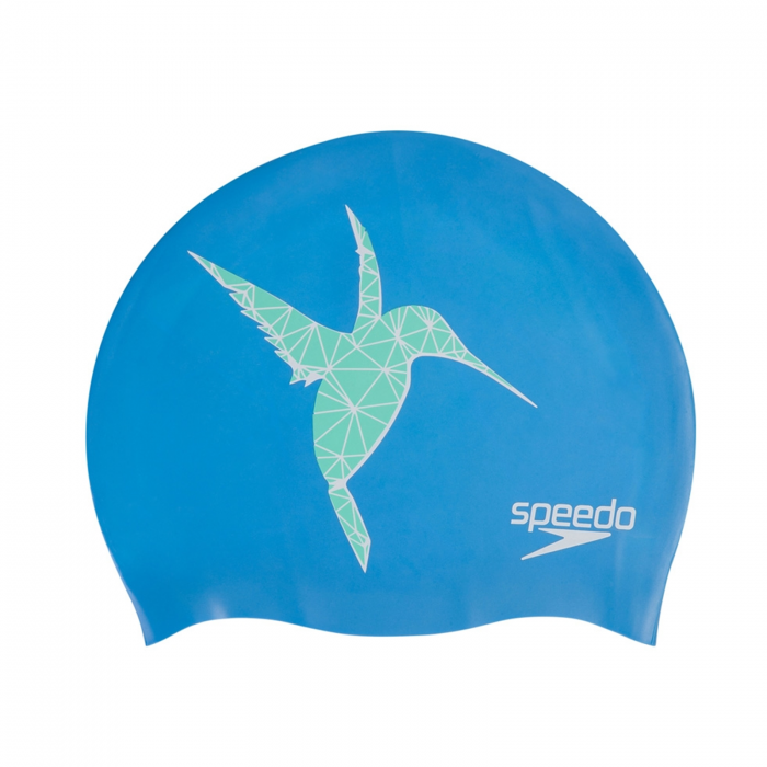 Casca inot silicon pentru copii Speedo Reversible albastru [2]