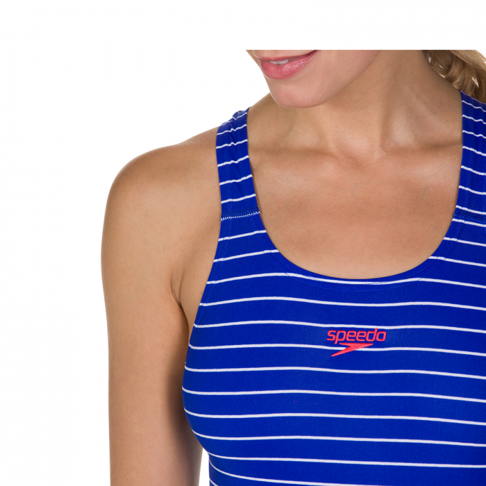 Costum baie femei Speedo Endurance+ Printed Medalist albastru/alb [3]