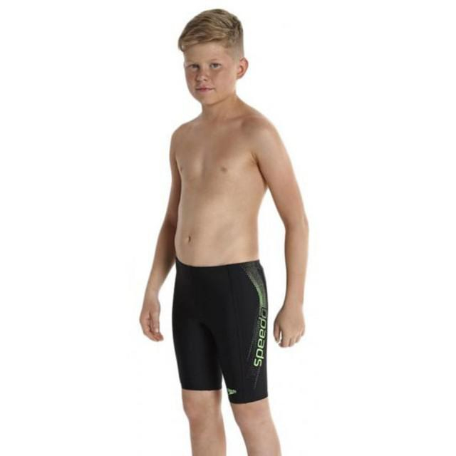 Costum inot baieti Speedo jammer sports Logo PNL Black [4]