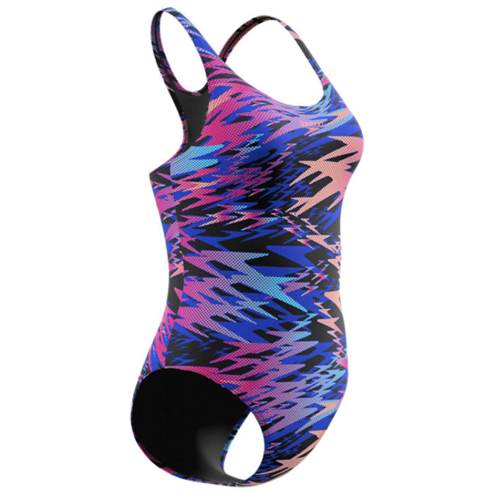 Costum inot femei Speedo Hyperboom Print Medalist negru – Endurance Pro, rezistent la clor [3]