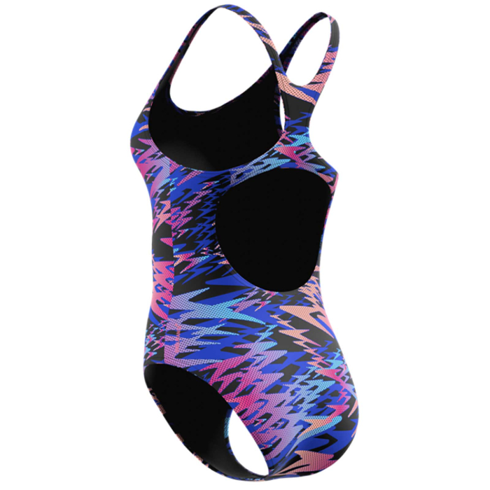 Costum inot femei Speedo Hyperboom Print Medalist negru – Endurance Pro, rezistent la clor [7]