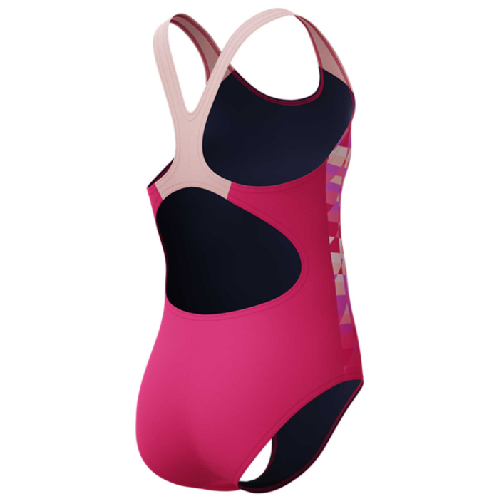 Costum inot fete Speedo Splashback roz– Endurance+, rezistent la clor [5]