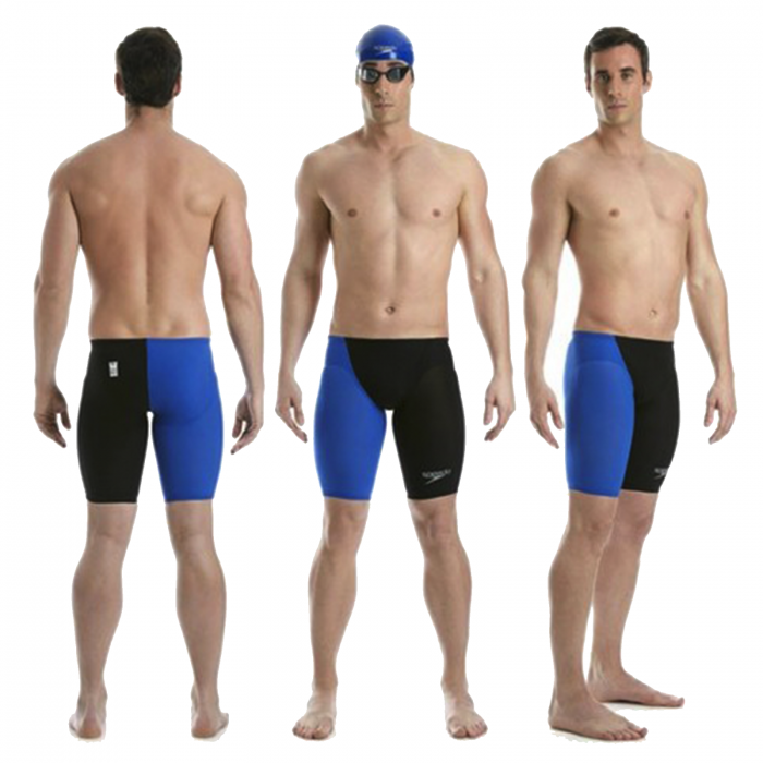 Costum profesional inot Speedo pentru barbati Fastskin Lzr Racer Elite2 Jammer bleumarin/albastru [2]