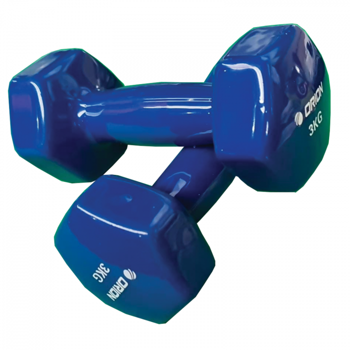 Gantera vinyl Orion 3 kg albastru [2]