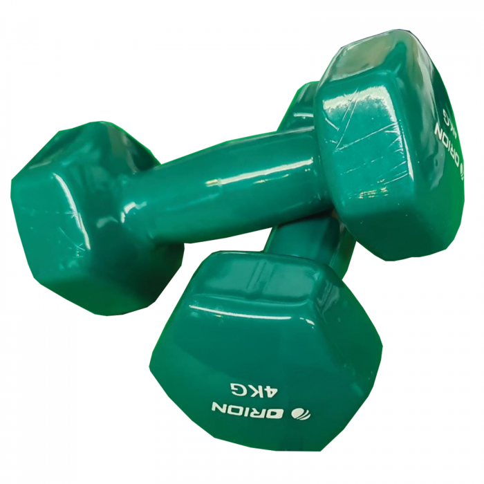 Gantera vinyl Orion 4 kg verde [4]