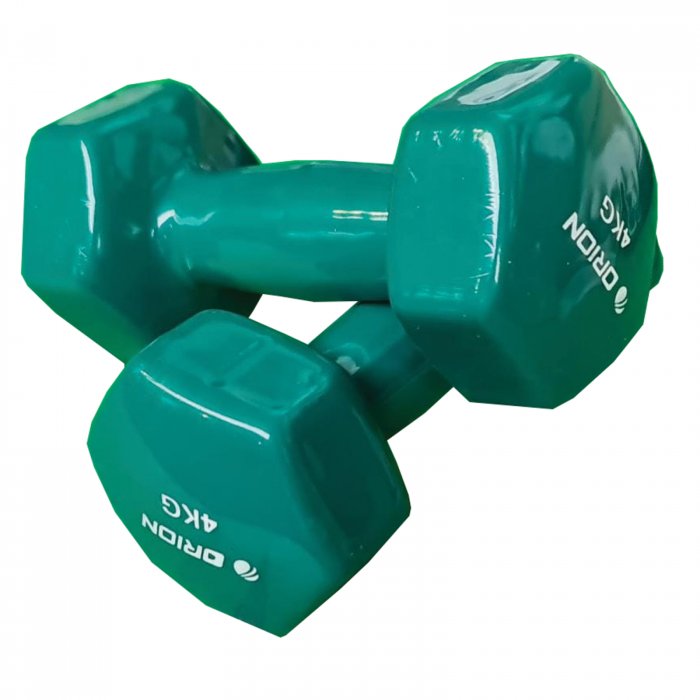 Gantera vinyl Orion 4 kg verde [3]