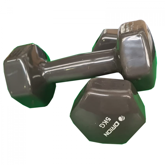Gantera vinyl Orion 5 kg gri [4]