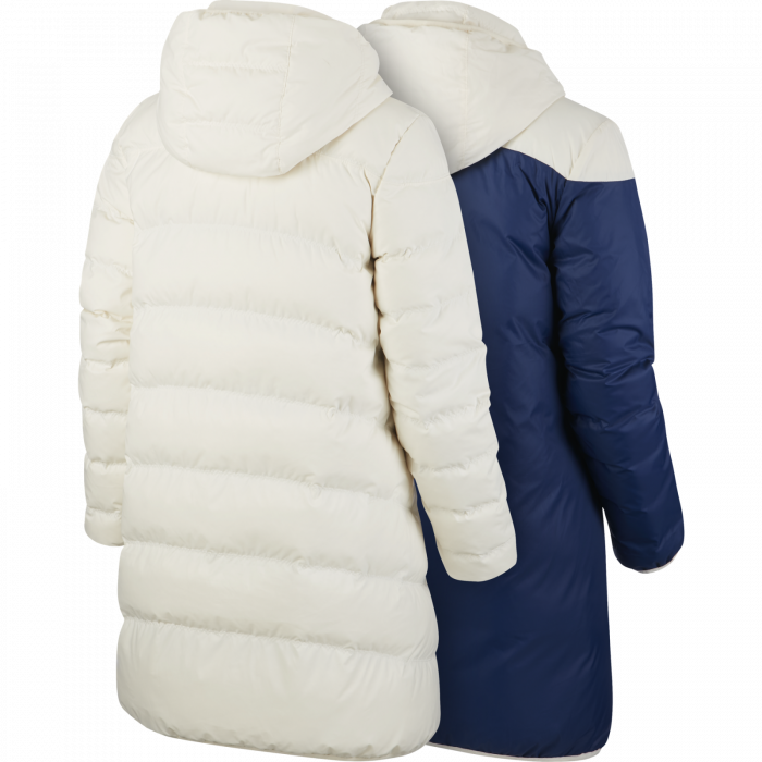 Geaca lunga cu doua fete femei Nike Nsw Wr Dwn Fill Prka Rev crem/albastru [3]