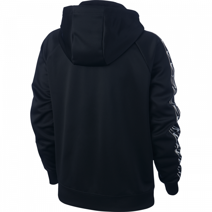 Hanorac cu gluga femei Nike W Nsw Hoodie Po Logo Tape negru [2]