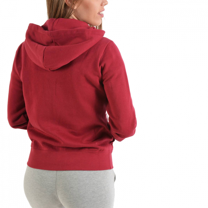 Hanorac sport cu fermoar femei Champion Hooded Full Zip Sweatshirt visiniu [5]