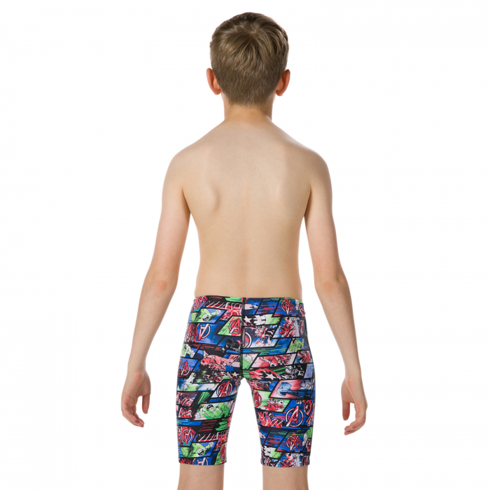 Jammer baieti Speedo Disney Marvel Allover Digi, negru/albastru [4]