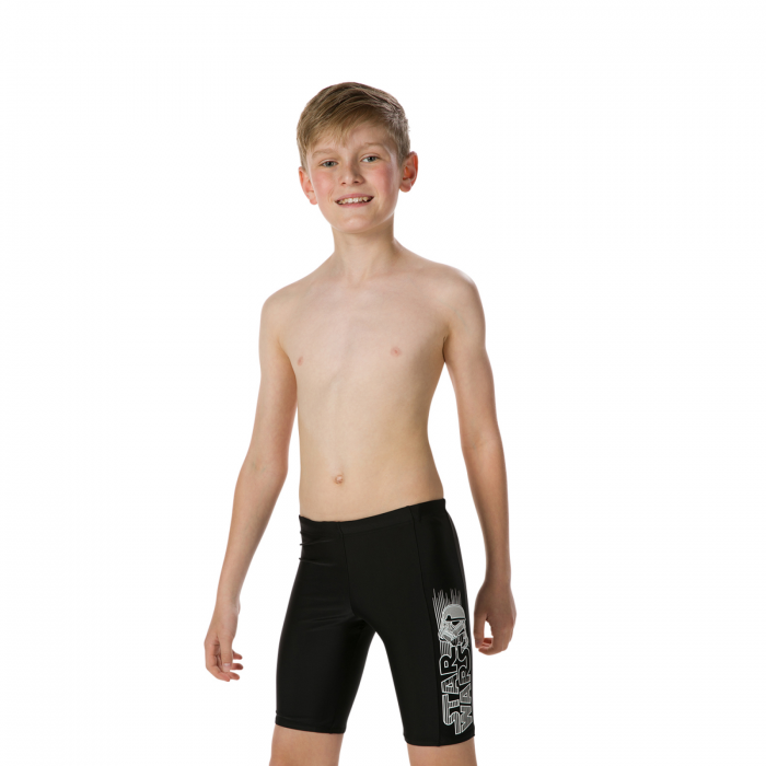 Jammer baieti Speedo Disney Star Wars Storm Trooper negru/alb [6]