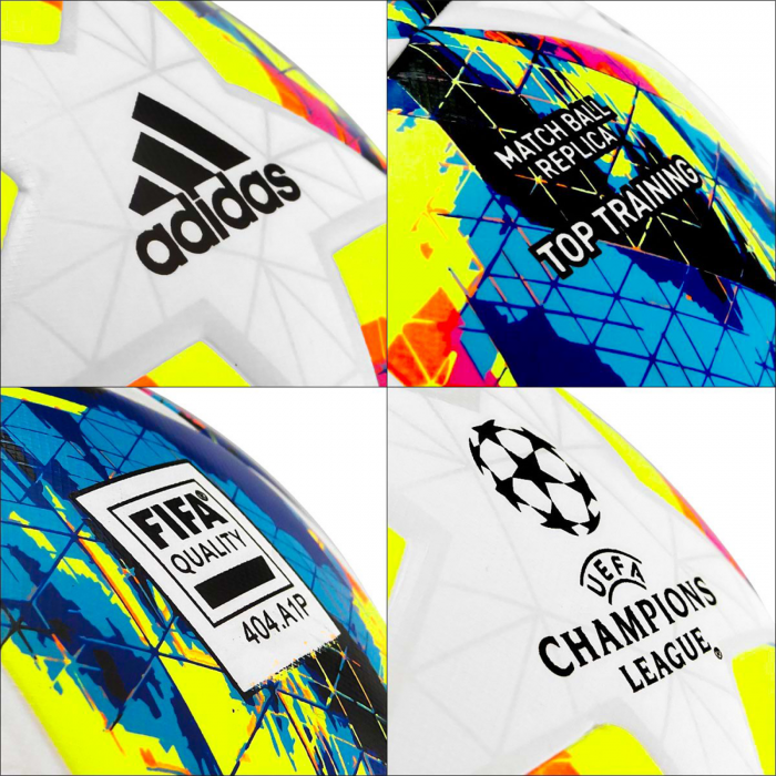 Minge fotbal Adidas Finale Top alb/albastru [3]