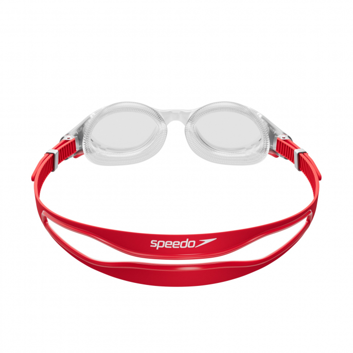 Ochelari inot adulti Speedo Biofuse Mirror 2.0 transparent/rosu [2]