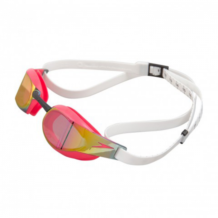 Ochelari inot adulti SPEEDO FASTSKIN ELITE MIRROR alb/rosu [2]