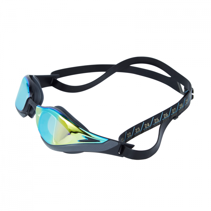 Ochelari inot adulti unisex Speedo Fastskin Pure Focus Mirror negru/auriu [2]