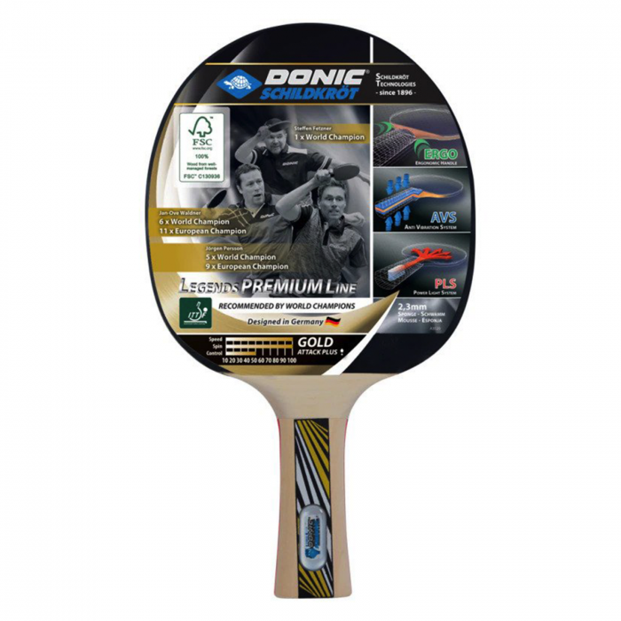Paleta tenis de masa Donic-Schildkrot Legends Gold [2]
