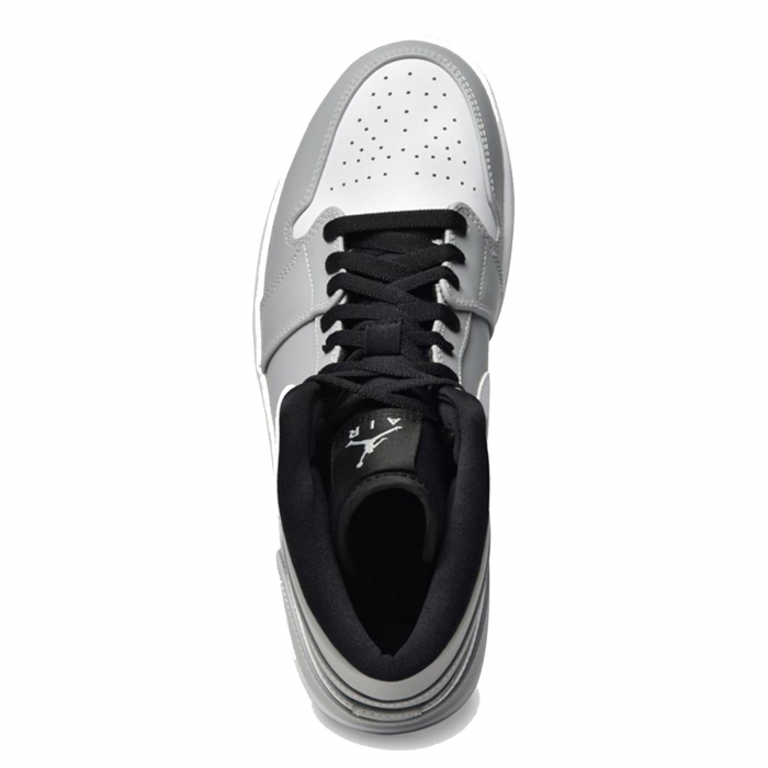Pantofi casual barbati NIKE AIR JORDAN 1 MID gri/alb [5]