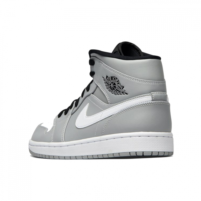 Pantofi casual barbati NIKE AIR JORDAN 1 MID gri/alb [3]