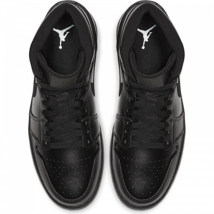 Pantofi sport barbati Nike Air Jordan 1 Mid negru [4]