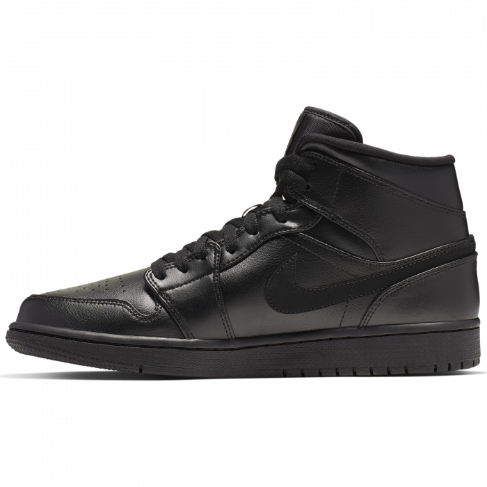 Pantofi sport barbati Nike Air Jordan 1 Mid negru [5]