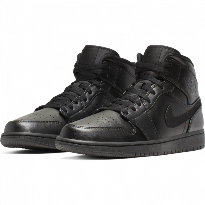 Pantofi sport barbati Nike Air Jordan 1 Mid negru [3]